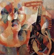 Delaunay, Robert Sun Tower and Plane France oil painting artist